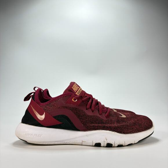 Nike Women's Flex Trainer 9 Burgundy Running Shoes AQ7491-601 Women's Size 6 - Picture 1 of 10